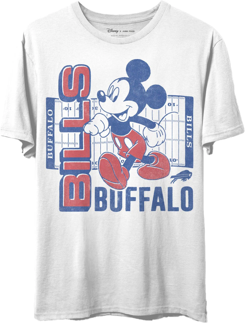 Junk Food - Unisex Bills Mickey Field T-Shirt - Image 2