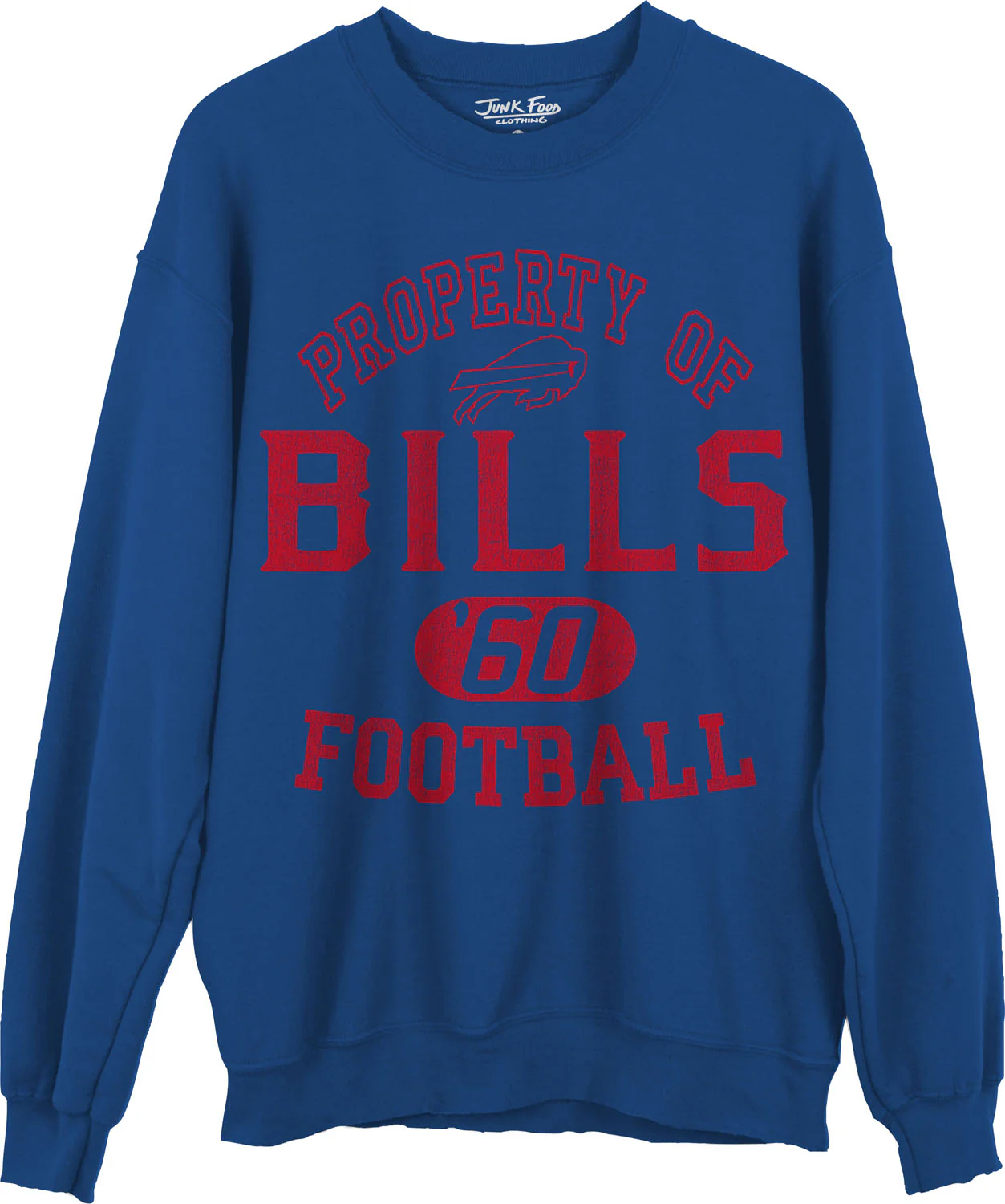Junk Food - Unisex Bills Property Crew Neck Fleece Sweatshirt - Image 2
