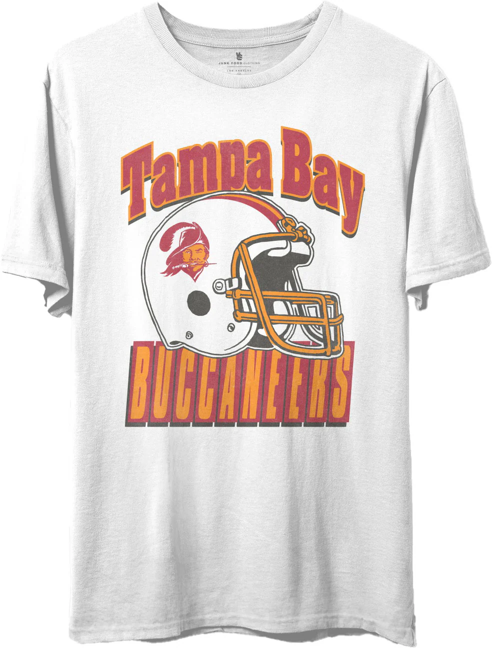 Junk Food - Unisex Bucs Throwback Helmet T-Shirt - Image 2