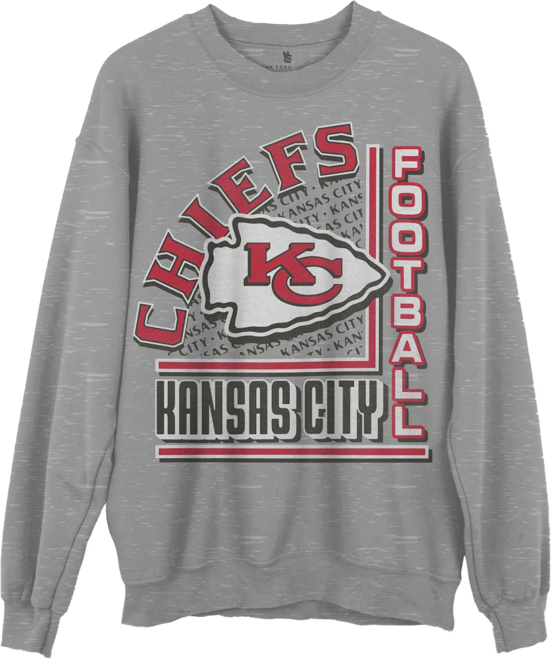 Junk Food - Unisex Chiefs Backfield Crew Top - Image 2