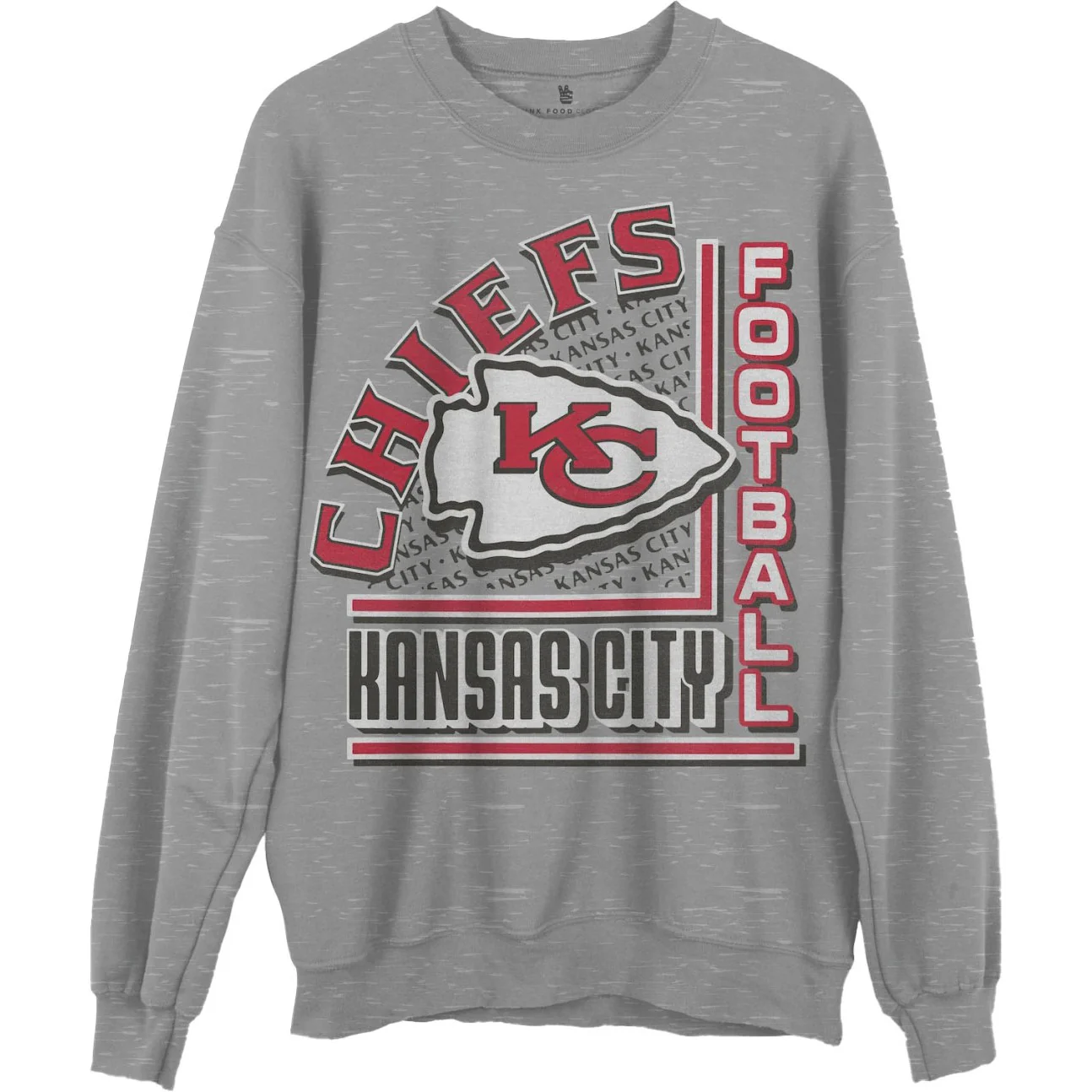 Junk Food - Unisex Chiefs Backfield Crew Top - Image 3