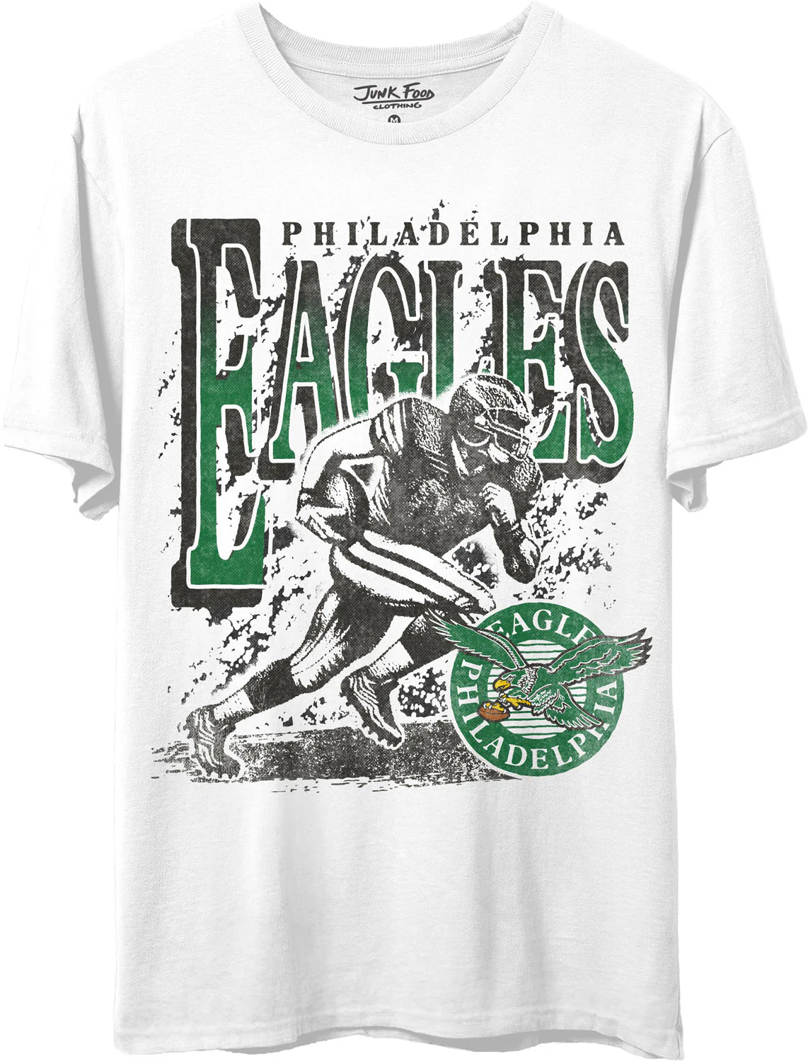 Junk Food - Unisex Eagles Rushing T-Shirt - Image 2