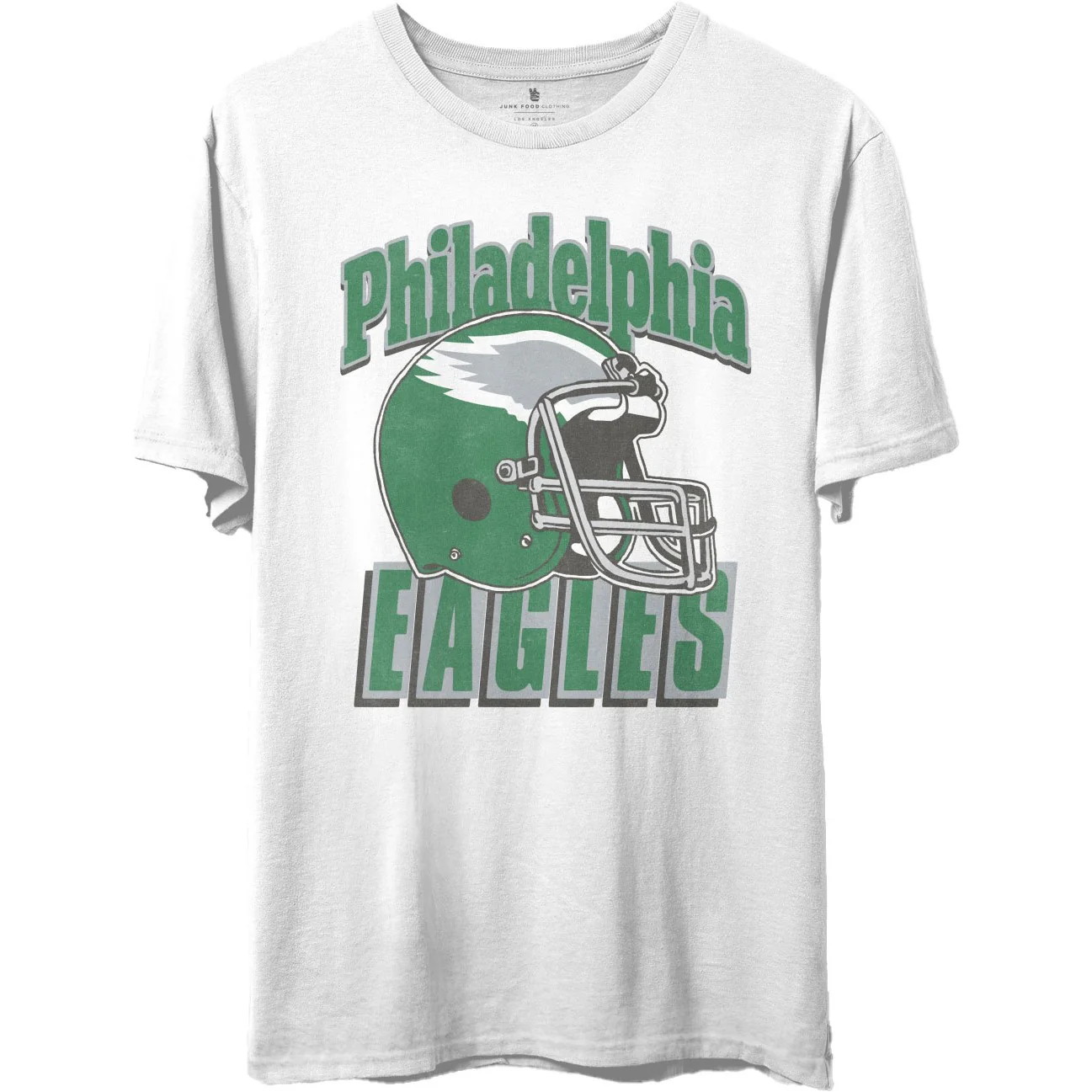 Junk Food - Unisex Eagles Throwback Helmet T-Shirt