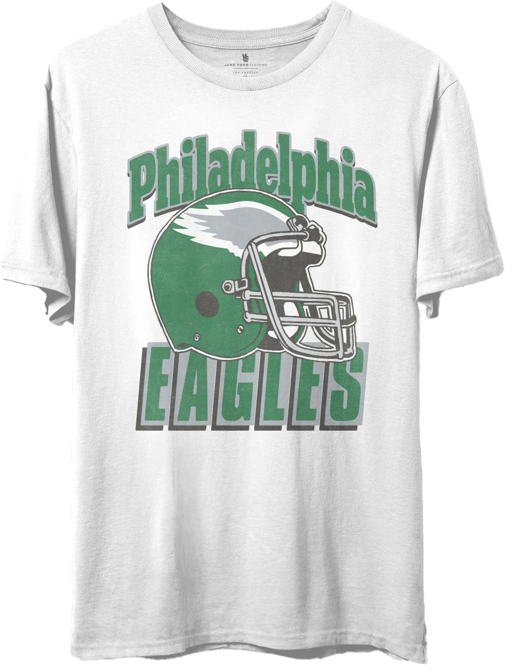Junk Food - Unisex Eagles Throwback Helmet T-Shirt - Image 2