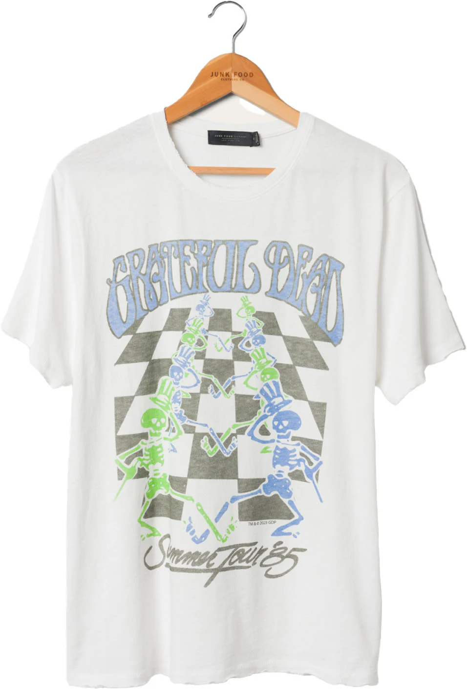 Junk Food - Unisex Gd Checkers T-Shirt - Image 2
