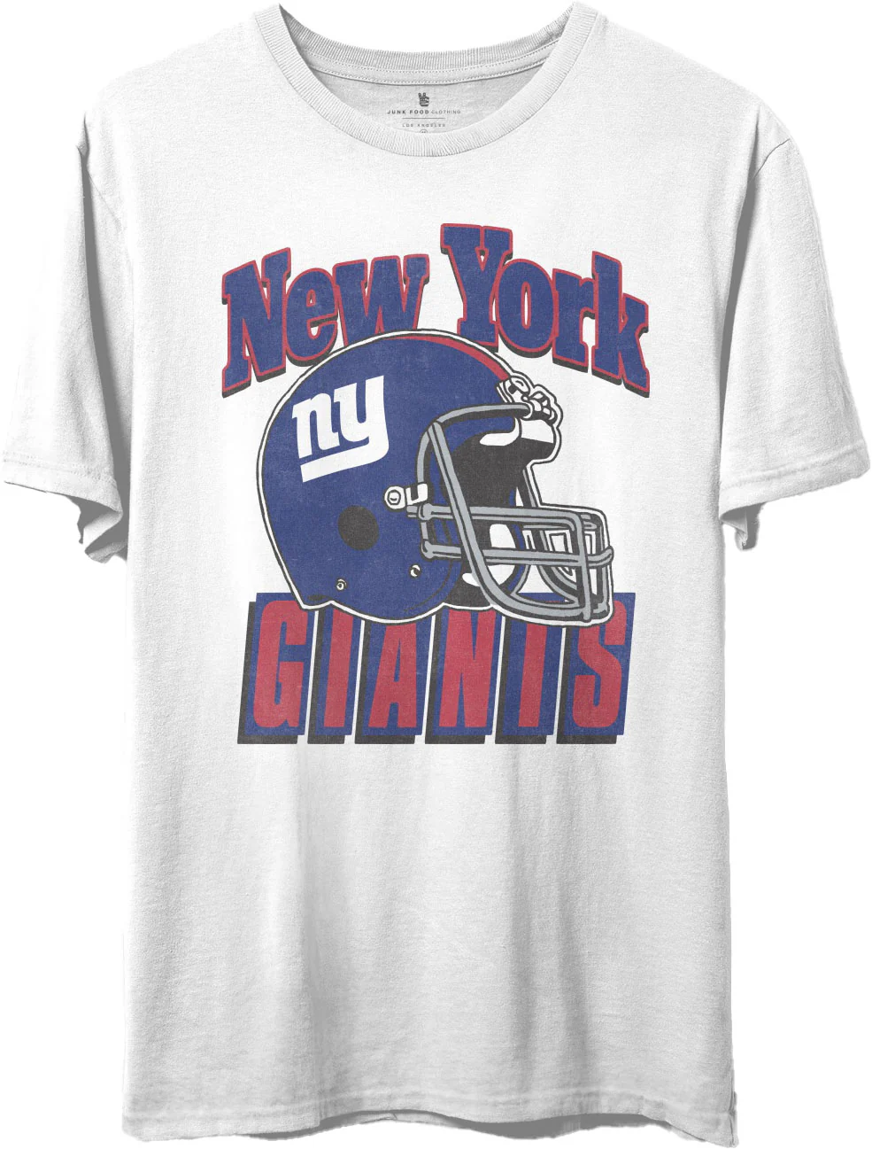 Junk Food - Unisex Giants Throwback Helmet T-Shirt - Image 2