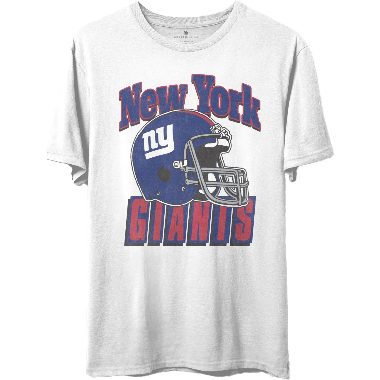 Junk Food - Unisex Giants Throwback Helmet T-Shirt - Image 3