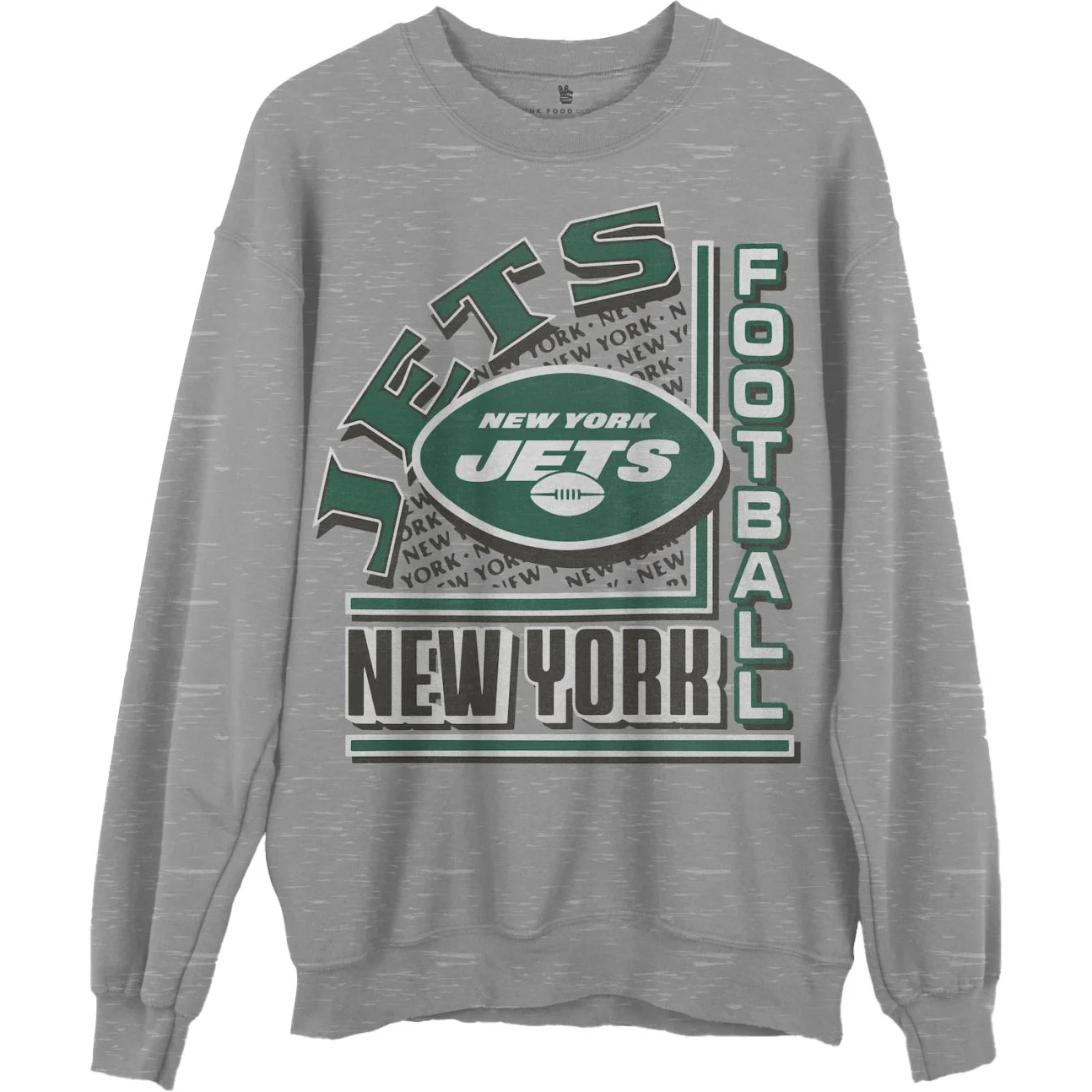 Junk Food - Unisex Jets Backfield Crew Top - Image 3