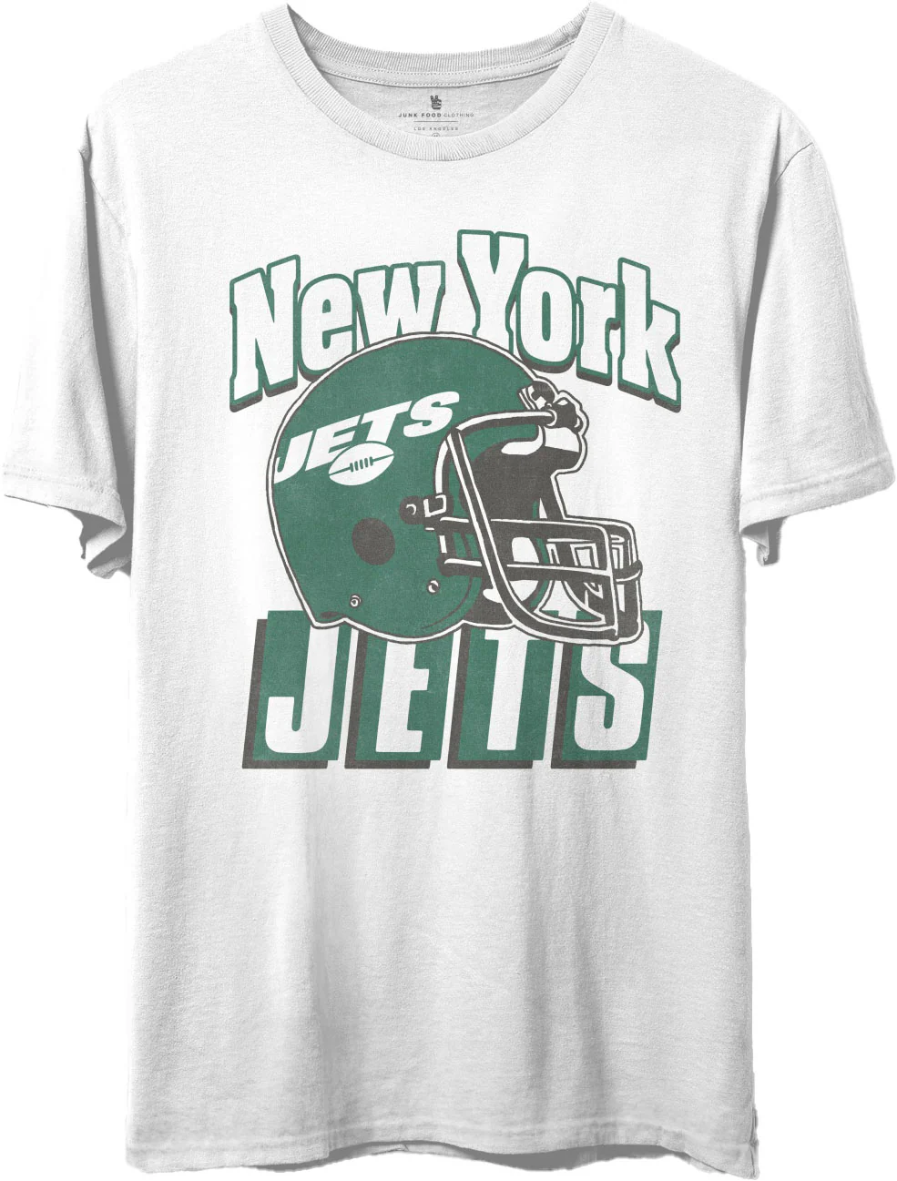 Junk Food - Unisex Jets Throwback Helmet T-Shirt - Image 2