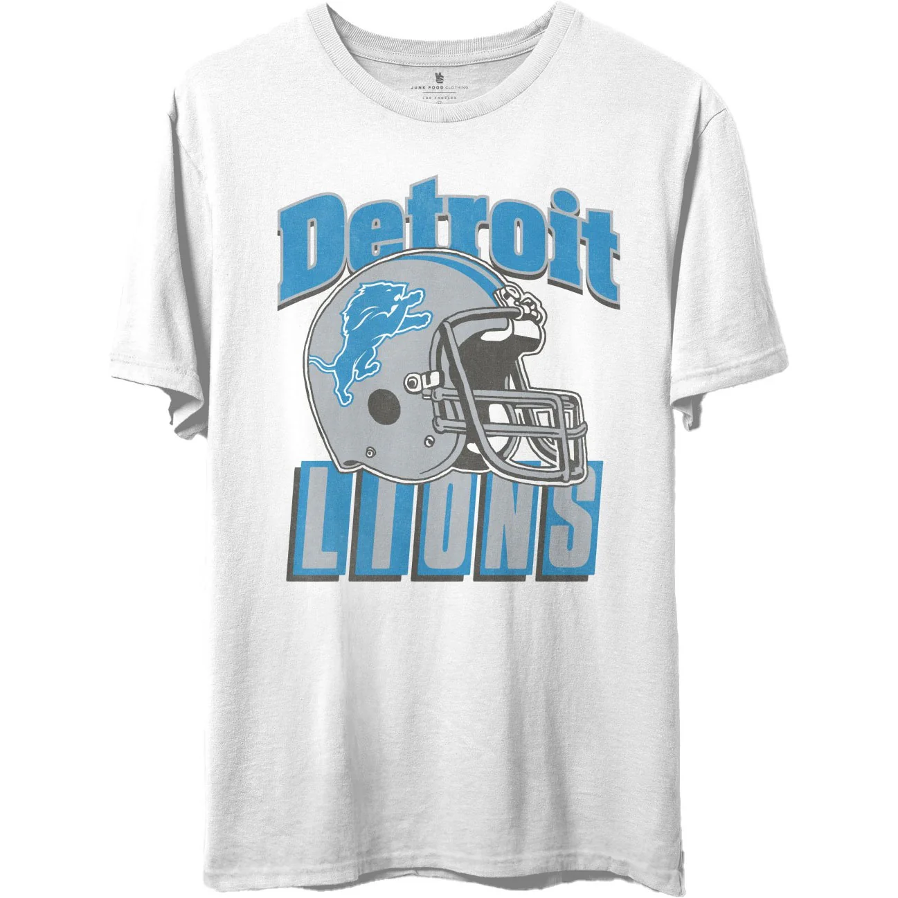 Junk Food - Unisex Lions Throwback Helmet T-Shirt - Image 3
