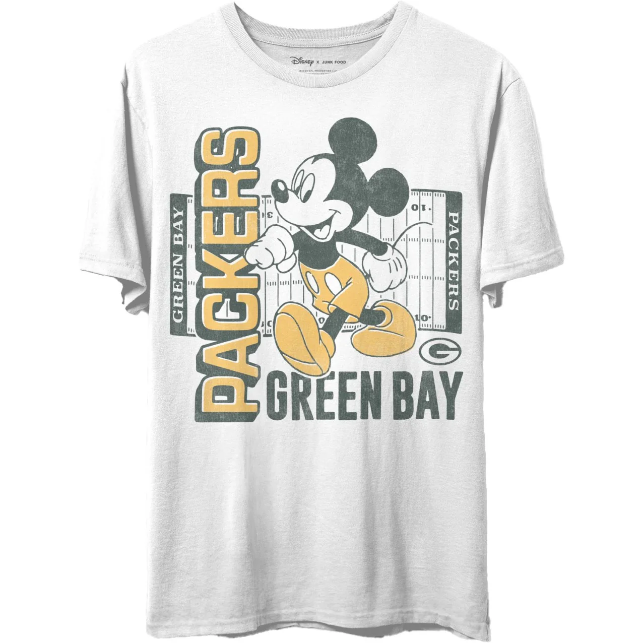 Junk Food - Unisex Packers Mickey Field T-Shirt