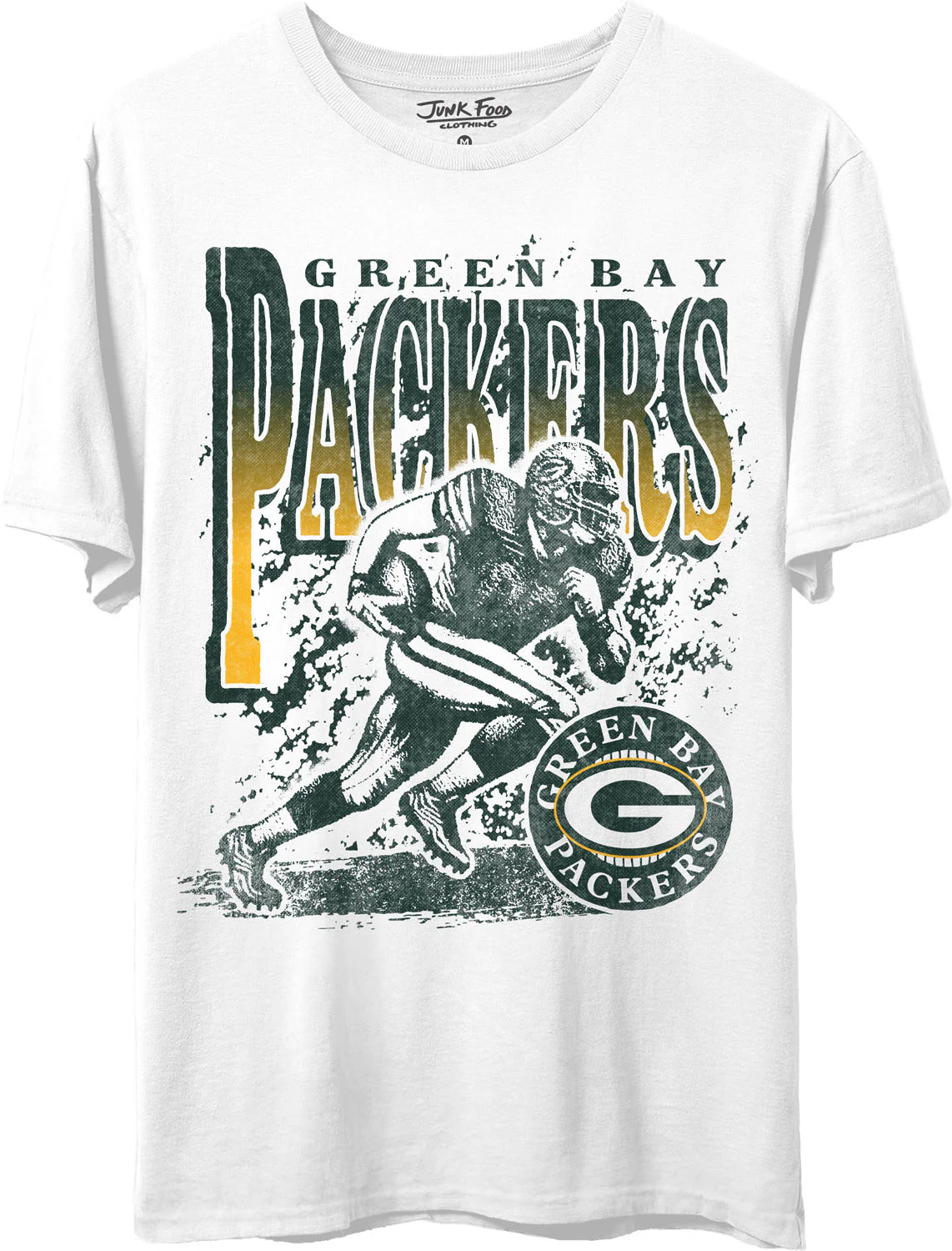 Junk Food - Unisex Packers Rushing T-Shirt - Image 2