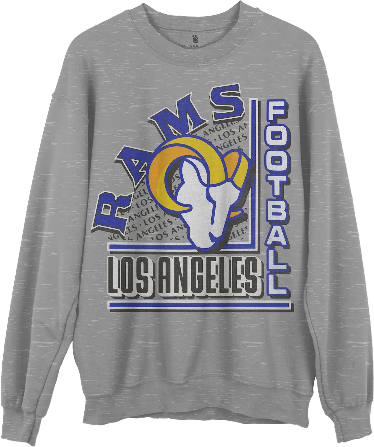 Junk Food - Unisex Rams Backfield Crew Top - Image 2