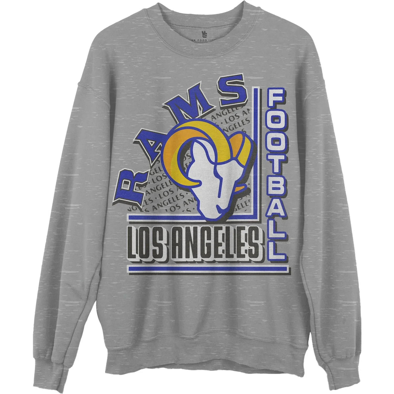 Junk Food - Unisex Rams Backfield Crew Top - Image 3