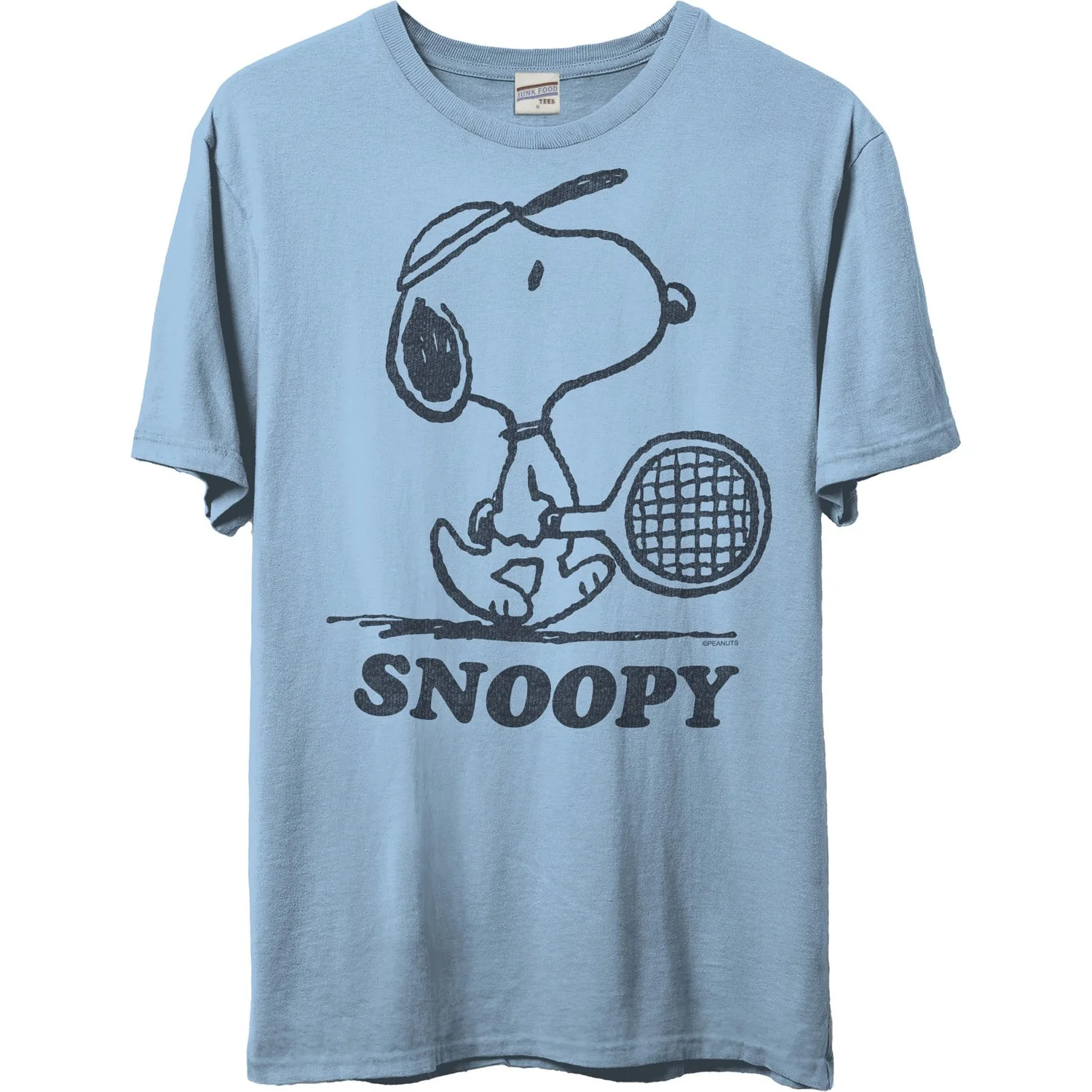 Junk Food - Unisex Snoopy Tennis T-Shirt