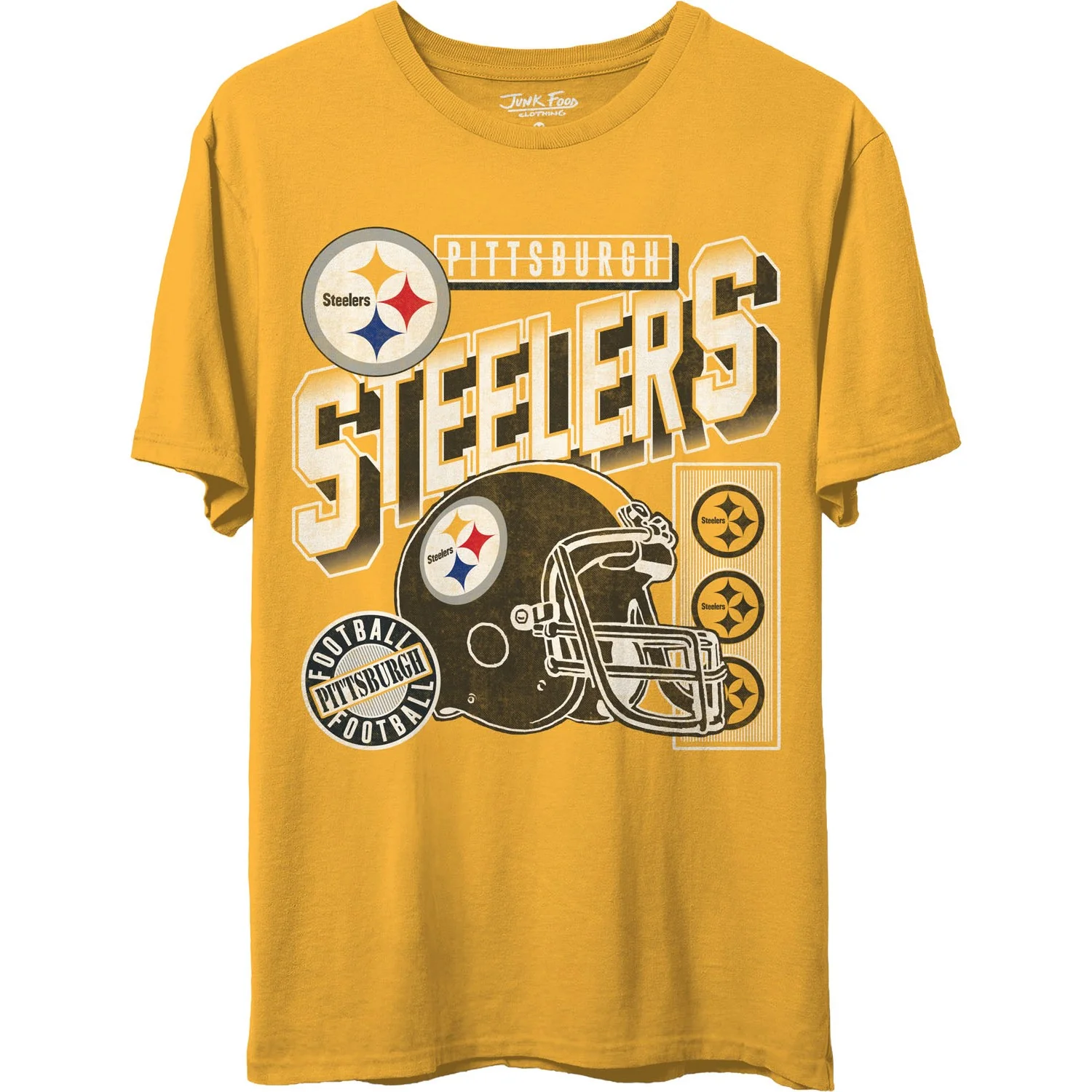 Junk Food - Unisex Steelers Checkdown T-Shirt