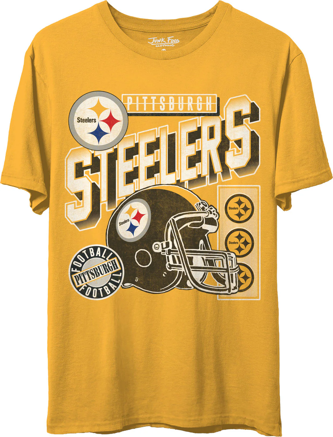 Junk Food - Unisex Steelers Checkdown T-Shirt - Image 2