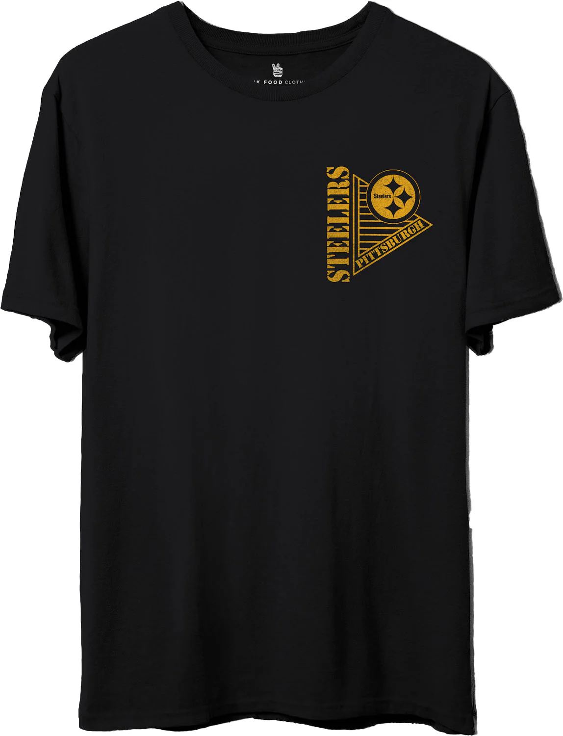 Junk Food - Unisex Steelers Drive Short Sleeve T-Shirt - Image 2
