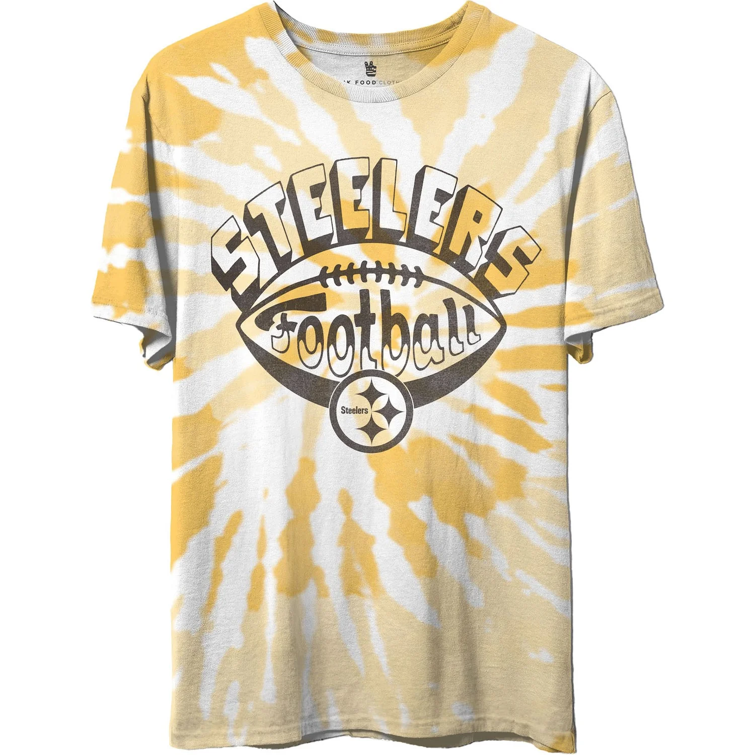 Junk Food - Unisex Steelers Football Tie Dye Short Sleeve T-Shirt - Image 3