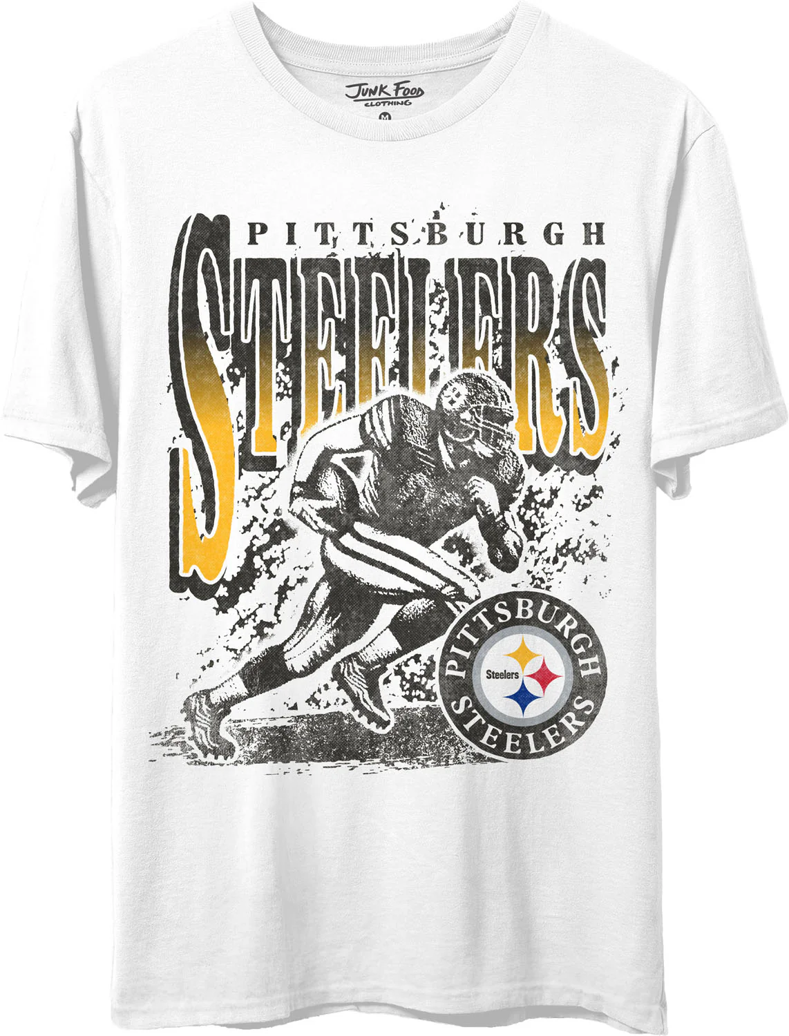 Junk Food - Unisex Steelers Rushing T-Shirt - Image 2