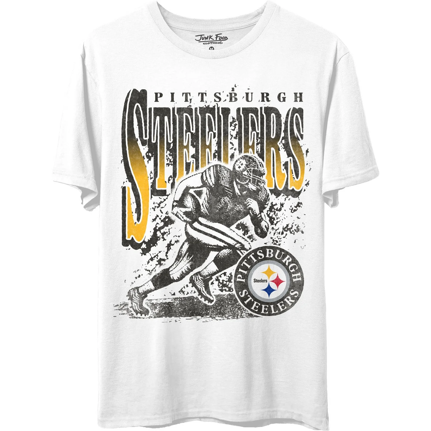 Junk Food - Unisex Steelers Rushing T-Shirt - Image 3