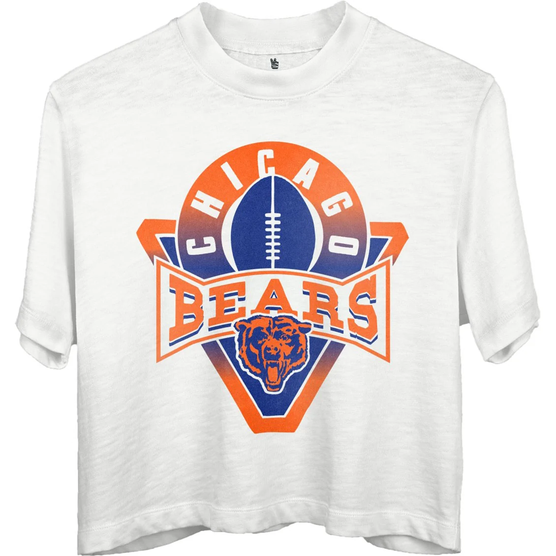 Junk Food - Womens Bears Mock Neck Crop T-Shirt - Image 2