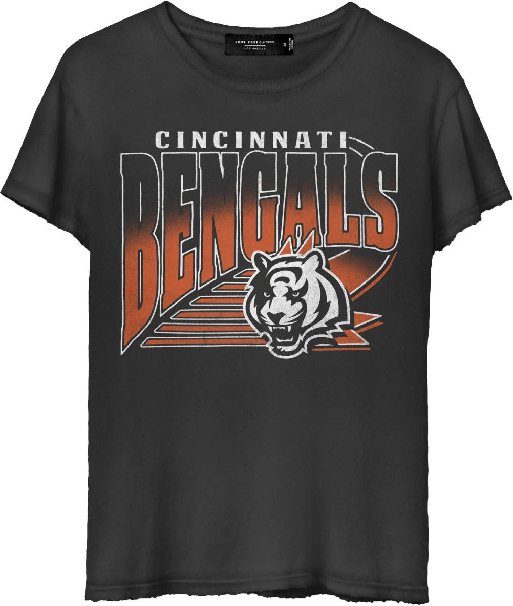 Junk Food - Womens Bengals Vintage T-Shirt - Image 2