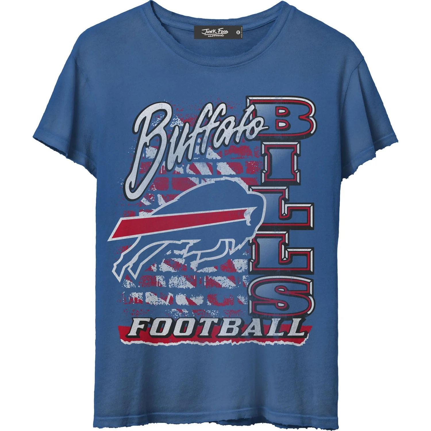 Junk Food - Womens Bills Brick Vintage T-Shirt - Image 2