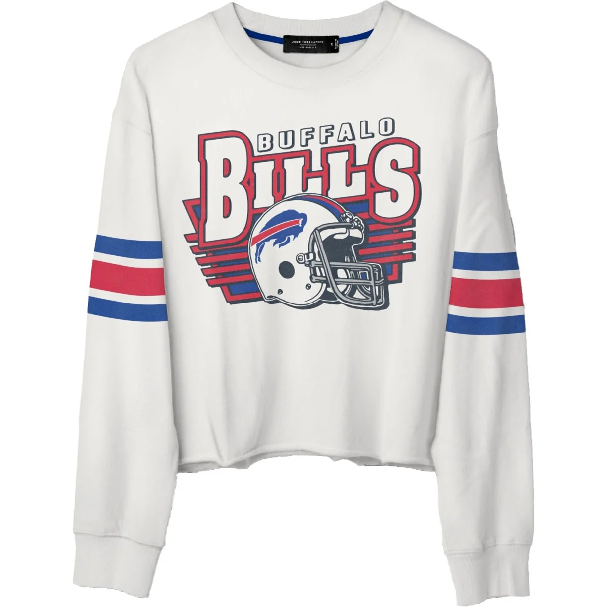 Junk Food - Womens Bills Kickoff Crop Crew Top - Image 3