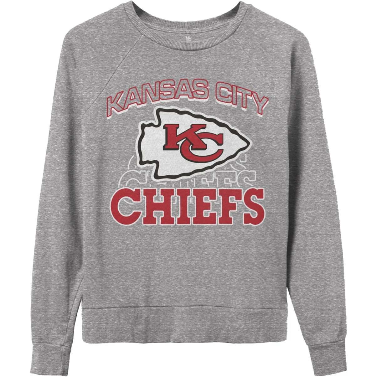Junk Food - Womens Chiefs Repeat Raglan Crew Top