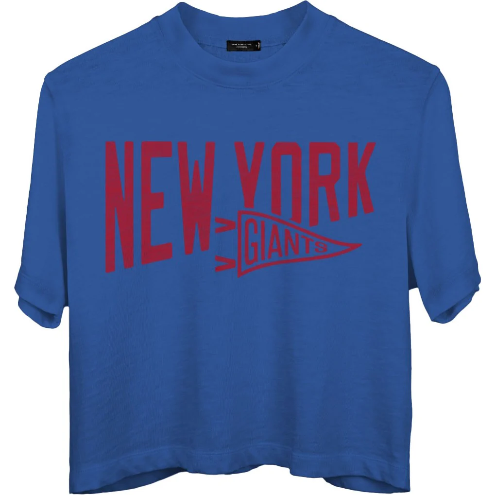 Junk Food - Womens Giants Dual Threat Mock Crop T-Shirt - Image 3