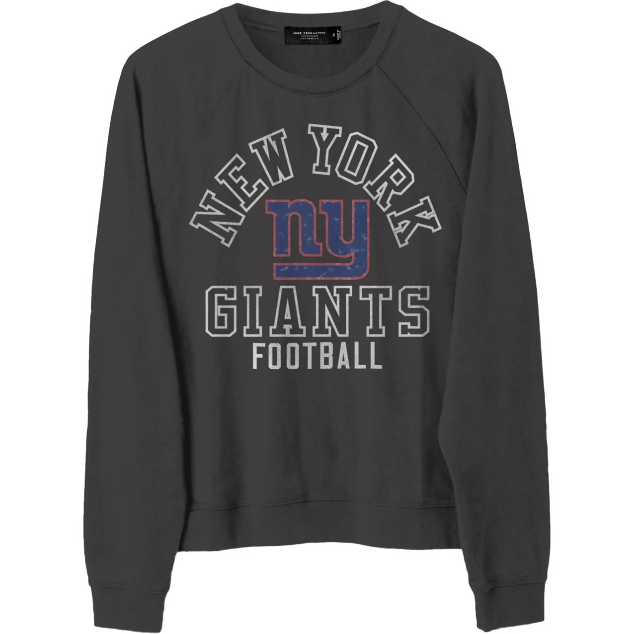 Junk Food - Womens Giants Flocked Raglan Crew Top