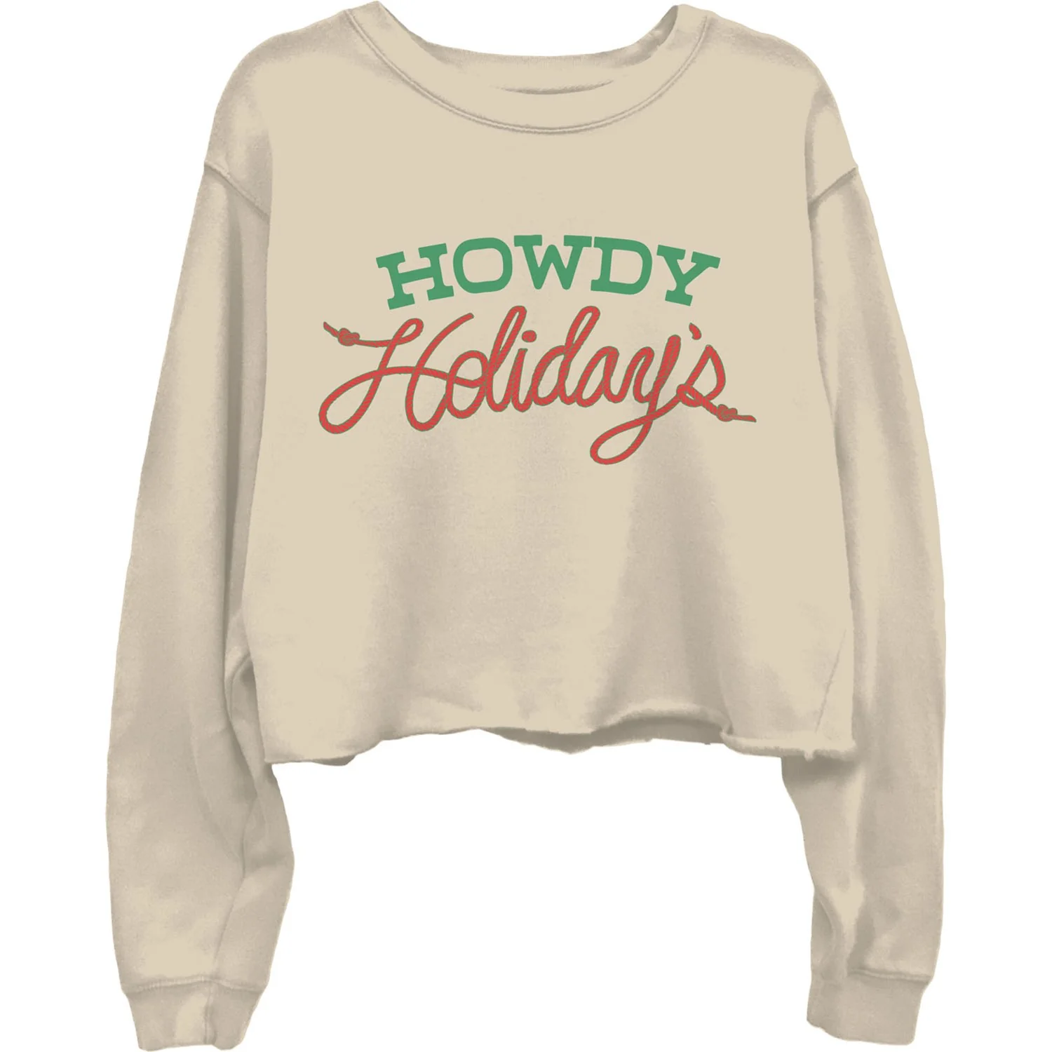 Junk Food - Womens Howdy Holidays Sweatshirt