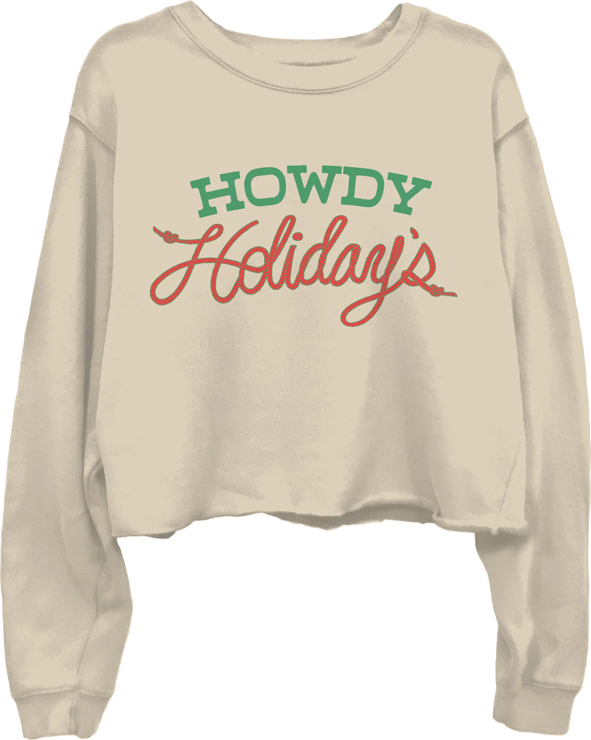 Junk Food - Womens Howdy Holidays Sweatshirt - Image 2
