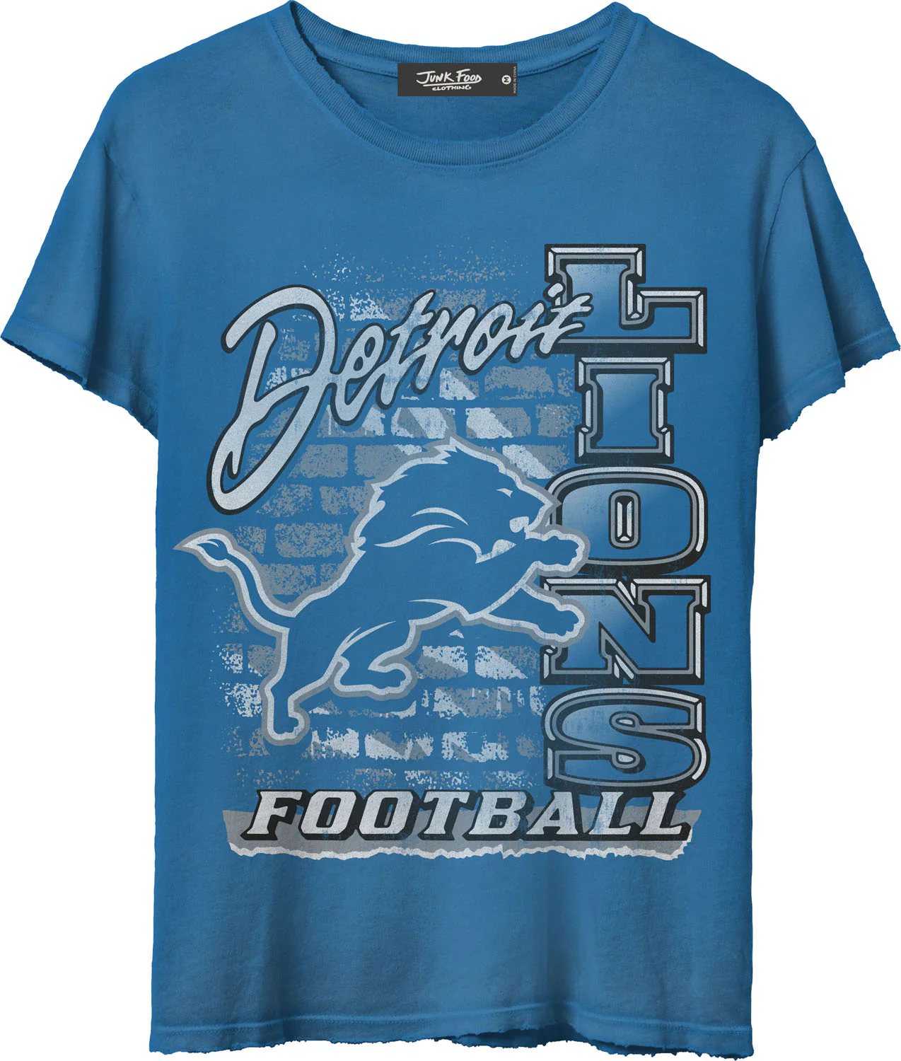 Junk Food - Womens Lions Brick Vintage T-Shirt - Image 2