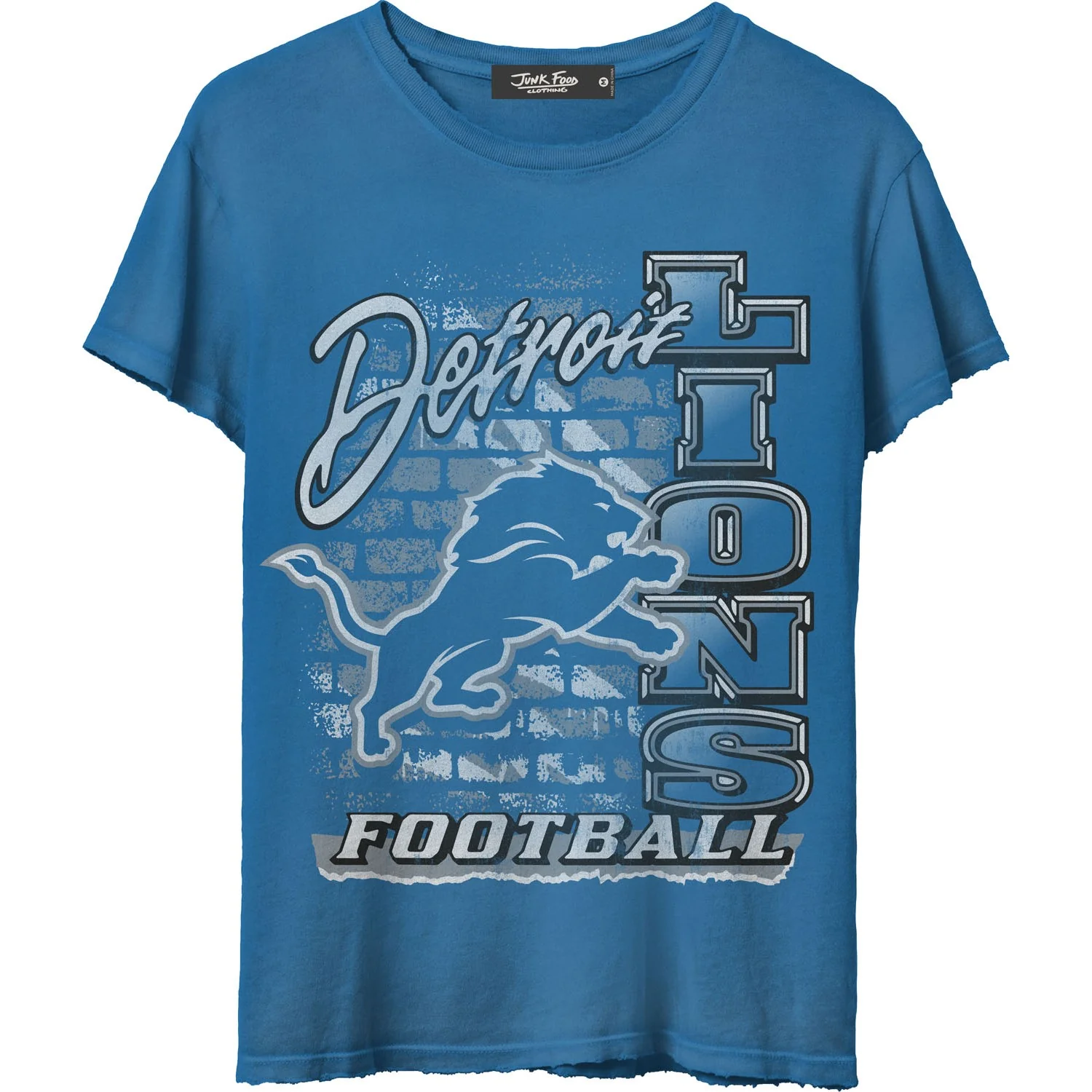 Junk Food - Womens Lions Brick Vintage T-Shirt - Image 3