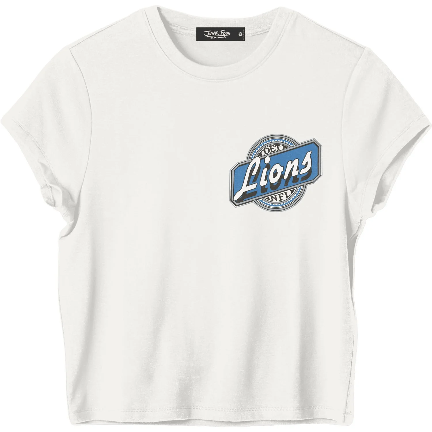 Junk Food - Womens Lions Cheers Baby T-Shirt - Image 2