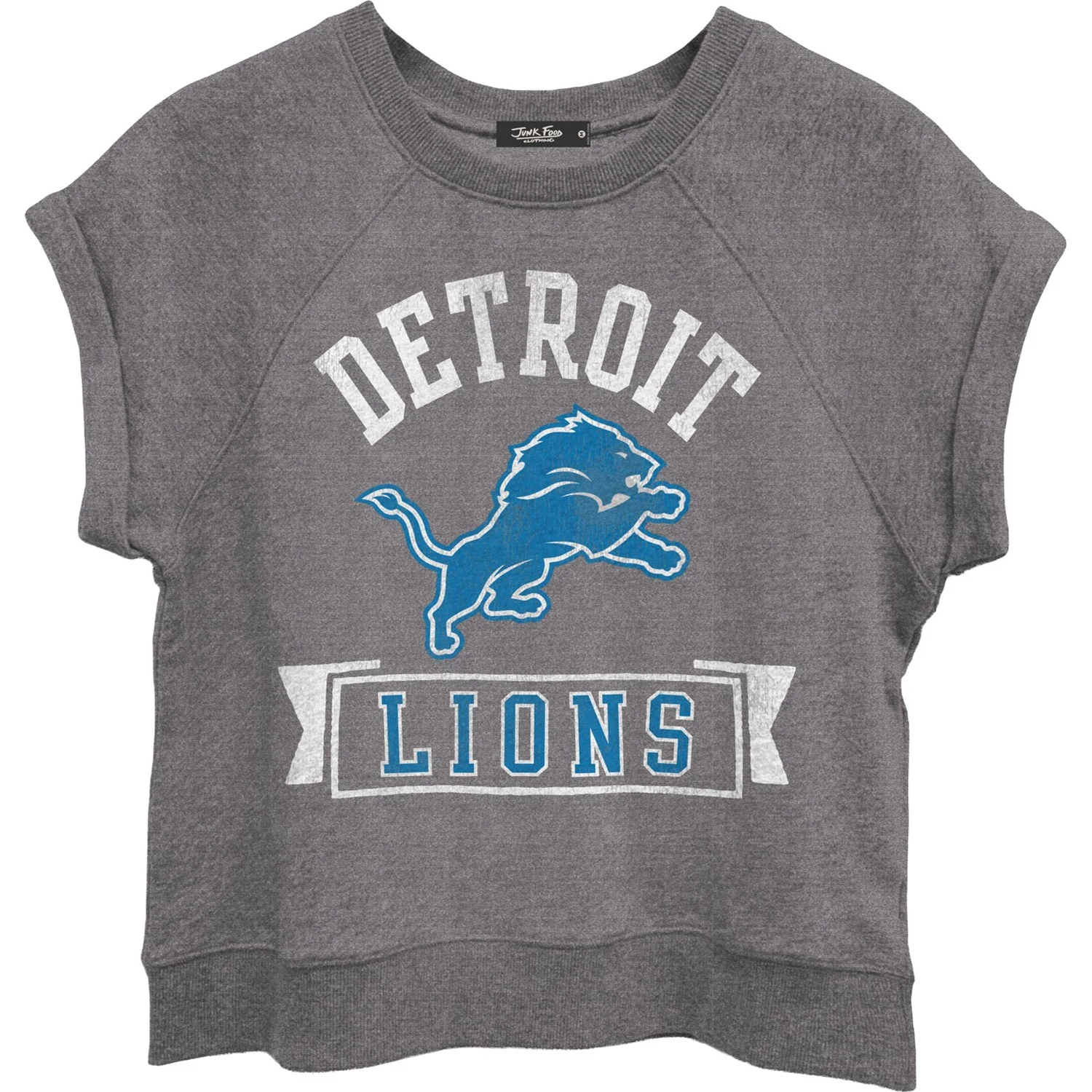 Junk Food - Womens Lions Raglan Fleece Tank Sweater - Image 2