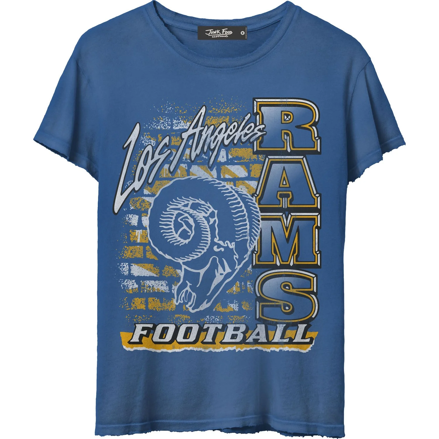 Junk Food - Womens Rams Brick Vintage T-Shirt