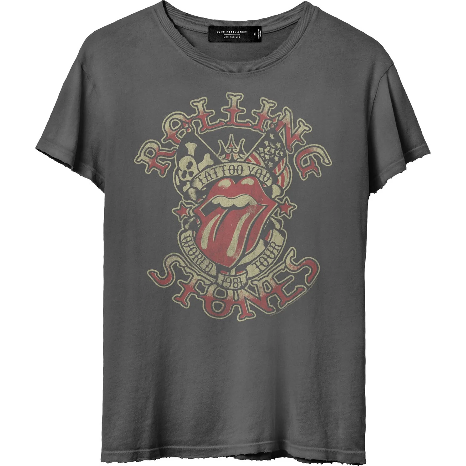 Junk Food - Womens Rolling Stones Tattoo You T-Shirt - Image 2
