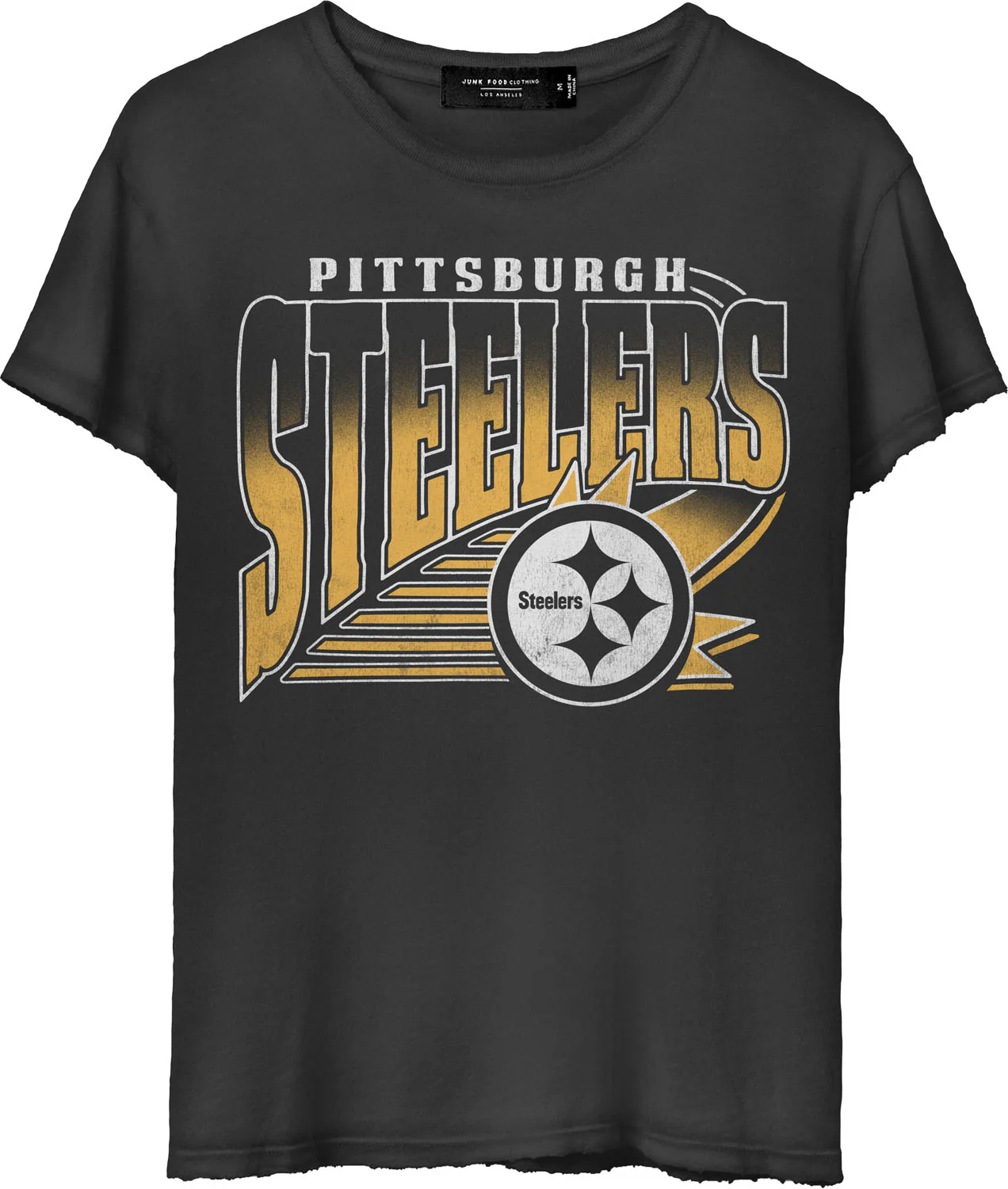Junk Food - Womens Steelers Vintage T-Shirt - Image 2