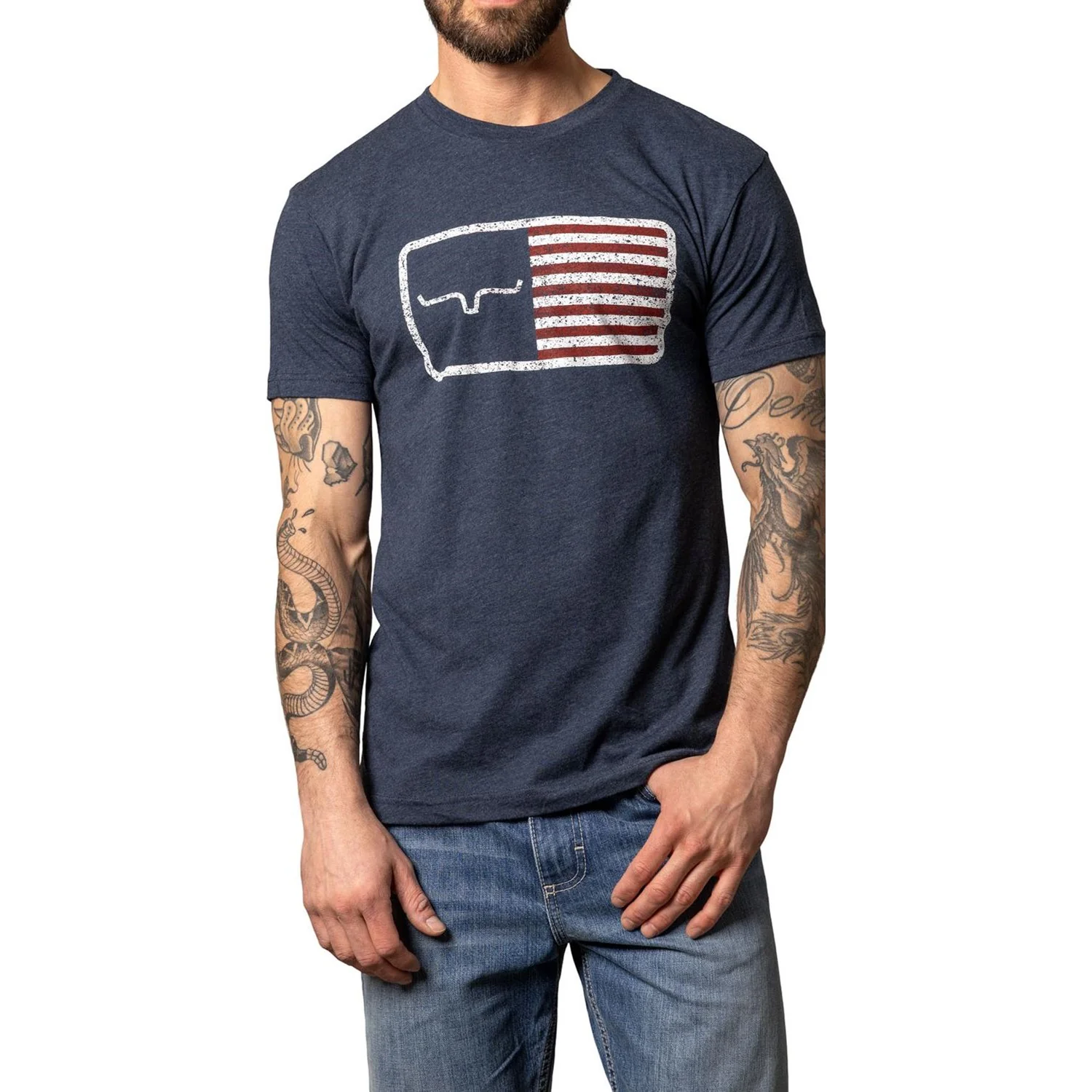 Kimes Ranch - Mens American Trucker T-Shirt - Image 6