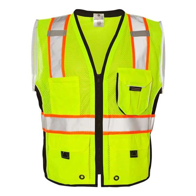Kishigo - Mens 1513-1514 Premium Black Series Heavy Duty Vest - Image 3
