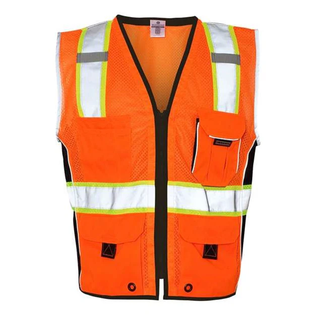 Kishigo - Mens 1513-1514 Premium Black Series Heavy Duty Vest - Image 4