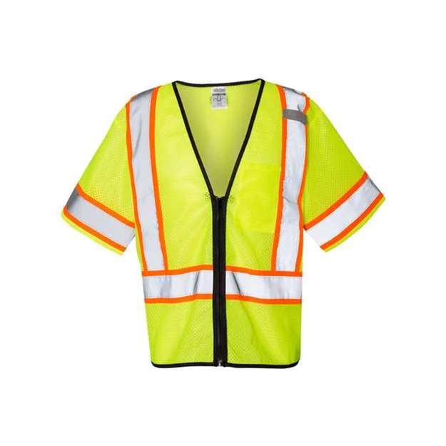 Kishigo - Mens 1565-1566 Class 3 Mesh Zippered Vest