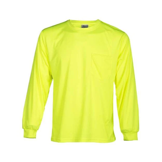 Kishigo - Mens 9122-9123 Microfiber Polyester Long Sleeve T-Shirt