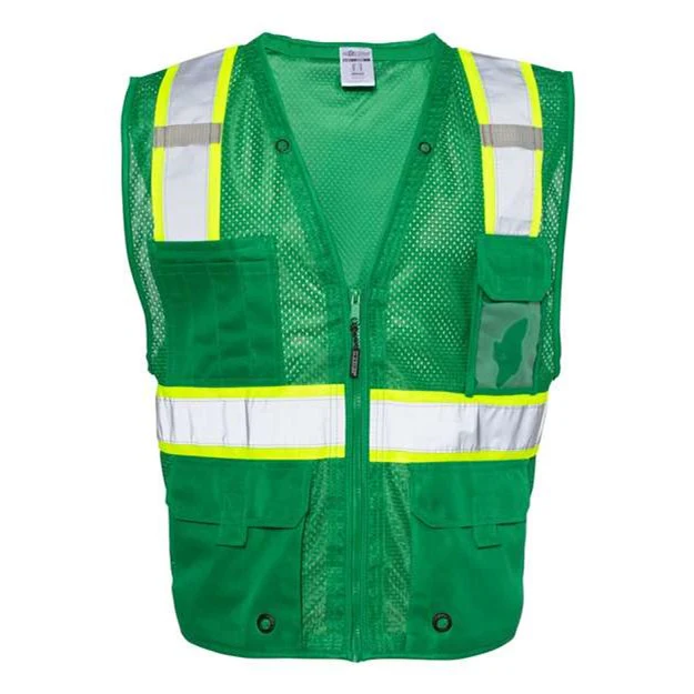 Kishigo - Mens B100-111 Ev Series Enhanced Visibility Multi-Pocket Mesh Vest - Image 15