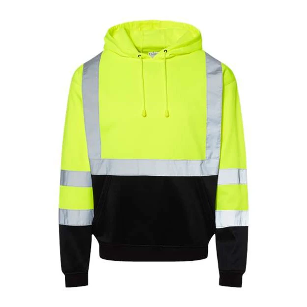 Kishigo - Mens Js154 Hi-Vis Hooded Sweatshirt