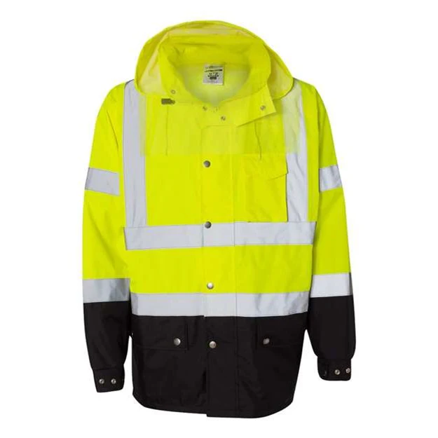 Kishigo - Mens Rwj102-103 Storm Cover Waterproof Rain Jacket - Image 3