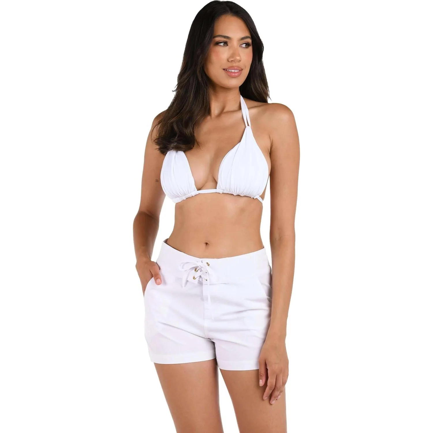 La Blanca - Womens All Aboard 3-Inch Swim Cover-Up Boardshorts - Image 6